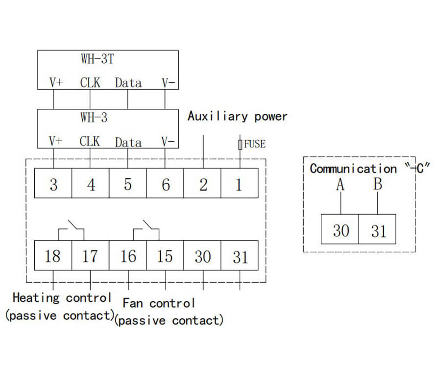 WHD48-11 akıllı sıcaklık ve nem kontrol cihazı nasıl bağlanır